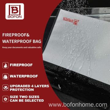 Fireproof&Waterproof Document Bag 9"x 7"